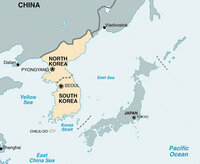 韓国半島の地図は日本列島より大きく描かれています 教科書にも使 Yahoo 知恵袋