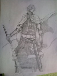 イラスト評価お願いします 重心ずれてしまったかな 下の服は鎖帷子の Yahoo 知恵袋