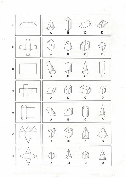 展開図から立体形でさがせ問題１ 展開図から立体形でさがせ問題１左側の図形 Yahoo 知恵袋