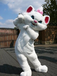 ディズニーランドの着ぐるみについて 白猫の着ぐるみなんですが全然可愛いと Yahoo 知恵袋