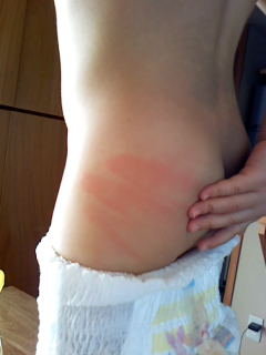 小学生　小学生 お尻ペンペン 