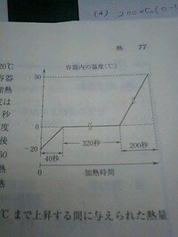 融解熱について 氷が溶けて水になるような問題では 図のような様々な状況で融解 Yahoo 知恵袋