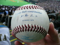 プロ野球公式戦の外野スタンドで ホームランボール をゲットされた方 Yahoo 知恵袋