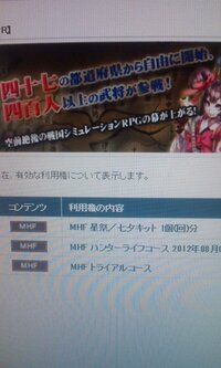 Mhfは無料ですか 利用権は有料ですか 同じく利用権というのがよくわか Yahoo 知恵袋