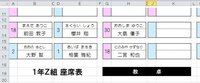 学校座席表作り方 エクセルでクラスの座席表を作りたいのですが 全く作り方が Yahoo 知恵袋