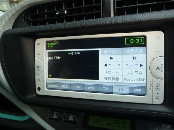 アクア　純正カーナビ NSCD-W66 (本体のみ) アクア純正のエントリーナビNSCP-W62のオーディオって音質が良い
