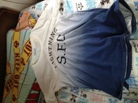 青グラデーションのtシャツを購入したのですが 着こなしができません 皆さんのコ Yahoo 知恵袋