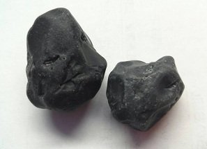 浜辺で見つけたこの黒い石は何ですか？ - 真っ黒なのですが、これは