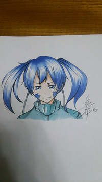カゲプロのエネさん描きましたどうでしょうか なにかアドバイスあったら Yahoo 知恵袋