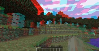 マインクラフトのゲーム画面が赤と青色にずれています どうしても直すことが Yahoo 知恵袋