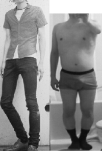 画像あり どっちの方が座高が高いでしょうか とりあえず股下から肩までは Yahoo 知恵袋