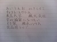 字が汚いですこれが適当に書いた字です綺麗な字を書くにはどのような本を買えばいい Yahoo 知恵袋