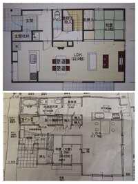 北西角地の間取りを考えているのですがどちらがいいと思いますか 上はリビングへのド 教えて 住まいの先生 Yahoo 不動産