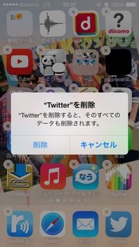 ホーム画面からtwitterのアイコンを消したいのですが 消したらもう同じパス Yahoo 知恵袋