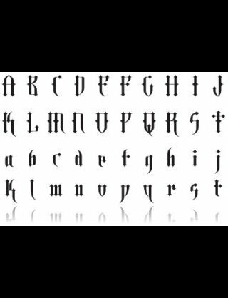 黒執事のこういうフォントの文字ってなんていうんですか オリジナルかもね Yahoo 知恵袋