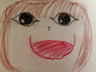 10才の女の子の絵ですが 目の描き方ぐ変わっている ちょっとこわい Yahoo 知恵袋