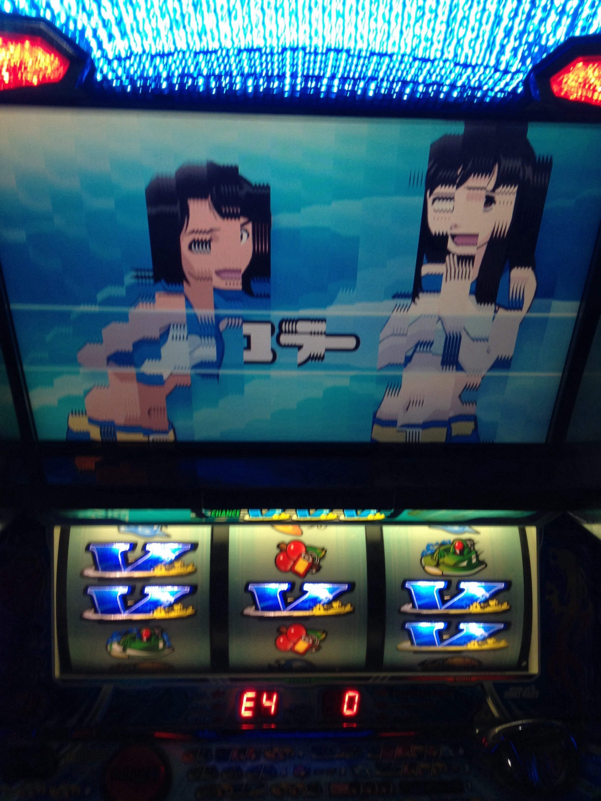 パチスロモンキーターンの故障についての質問です。放置していた