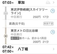 草加から八丁堀までの行き方を 調べたんですが北千住のところがよく Yahoo 知恵袋