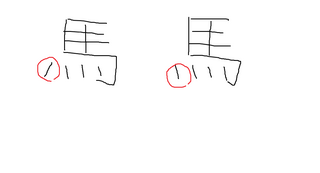 馬 という漢字のれっか れんが の部分について先日 私が通う大学か Yahoo 知恵袋