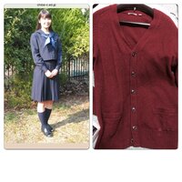 セーラー服のカーディガンの着こなしについて教えてください T T 今度制服ディ Yahoo 知恵袋