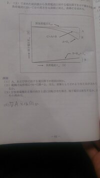 レポートの課題教えてください直流分巻発電機の負荷特性です レポートは自分で Yahoo 知恵袋