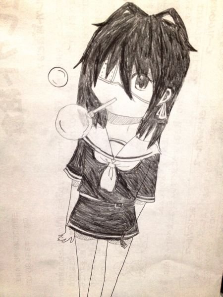小学1年生の妹が描いた絵です。 - 友達にうまいと言われるそ