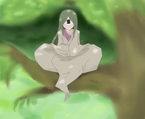 夏目友人帳の3期4話に出てくる - 木の上の妖怪のことですがあの妖怪