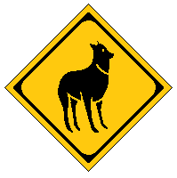 秋田県や山形県の高速道路で図のような標識を見かけたのですが 何の動物 Yahoo 知恵袋