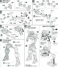 ガンダムなどのプラモデルの箱の中にある組み立て説明書のガンダムの絵ってどういう Yahoo 知恵袋