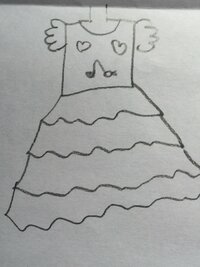 5歳の娘がドレスを描きたがっています 絵は得意ではない方なのですが Yahoo 知恵袋