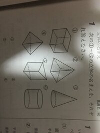 数学について質問があります 画像の の立体の名前を教えて下さい また Yahoo 知恵袋