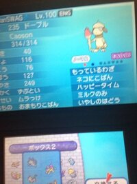 ポケモンorasでの質問です Lv100色違いポケルスおまもり Yahoo 知恵袋