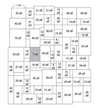 このパズル 面積迷路というらしいのですが 答えを求めるのに分数や小数を使わずに Yahoo 知恵袋