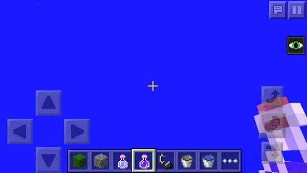 マインクラフトpeで暗視のポーションを飲んでも 水中が全く見えないのですが Yahoo 知恵袋