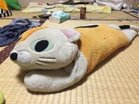 この写真の三毛猫のぬいぐるみを探しているのですがラベルに書いてある英語をgoo Yahoo 知恵袋