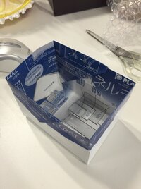 用紙等のチラシで作れる この箱の作り方を教えてください 前に作ったのに作り Yahoo 知恵袋