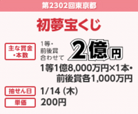 関東中部東北自治宝くじの初夢宝くじ の当選番号 予想です 一等173組18 Yahoo 知恵袋