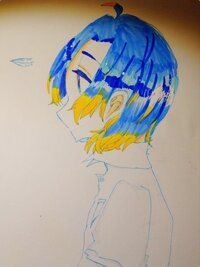 イラストの評価をしてください 弱虫ペダルの真波山岳くんです何歳が描いたように見 Yahoo 知恵袋