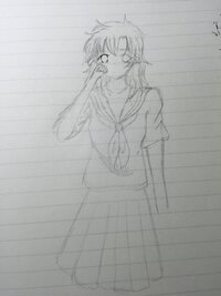 イラストを描いています 中森青子ちゃんを描こうと思い 書いていたのですが 袖の Yahoo 知恵袋