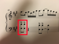 ピアノに興味を持ち 楽譜を読んでいます その楽譜の中で 添付の画像に Yahoo 知恵袋