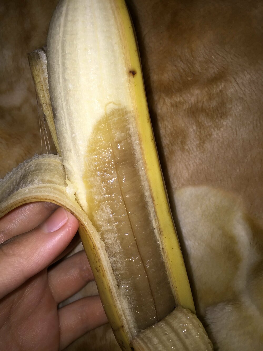 2日前にスーパーで買ったバナナを食べようとしたら皮が黄色なのに中が茶色くなって Yahoo 知恵袋