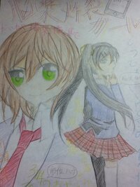 脳漿炸裂ガール小説verのイラストを描いてみました 端っこの方とか切れちゃいま Yahoo 知恵袋