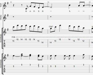 ヒカリ へ ギター