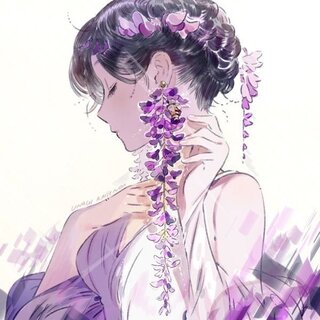 こうゆう綺麗な女性と美しい華が描いてある画像 絵 イラストをください Yahoo 知恵袋