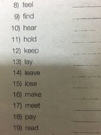 中学校英語の宿題画像の原型の過去形 過去分詞 Ing形を教えて下さいやや多めの Yahoo 知恵袋