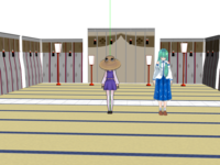 東方のmmdについてです こちらの画像にあるように早苗と諏訪子をこの Yahoo 知恵袋