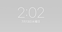 Iphoneのロック画面設定で 背景が白の画像にしても 時間の文字の色が Yahoo 知恵袋