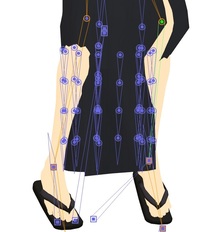 Mmdでモデルのスカートから足が貫通する現象で困っています Yahoo 知恵袋