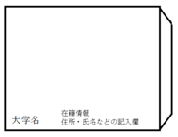 就活の返信用封筒が横向き 右側に開け口 で企業名が横書きで印刷さ Yahoo 知恵袋