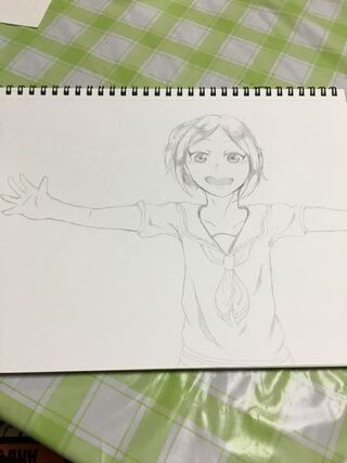 腕の描き方がよくわかりません 両手を広げているイラストを描きたいです 検 Yahoo 知恵袋